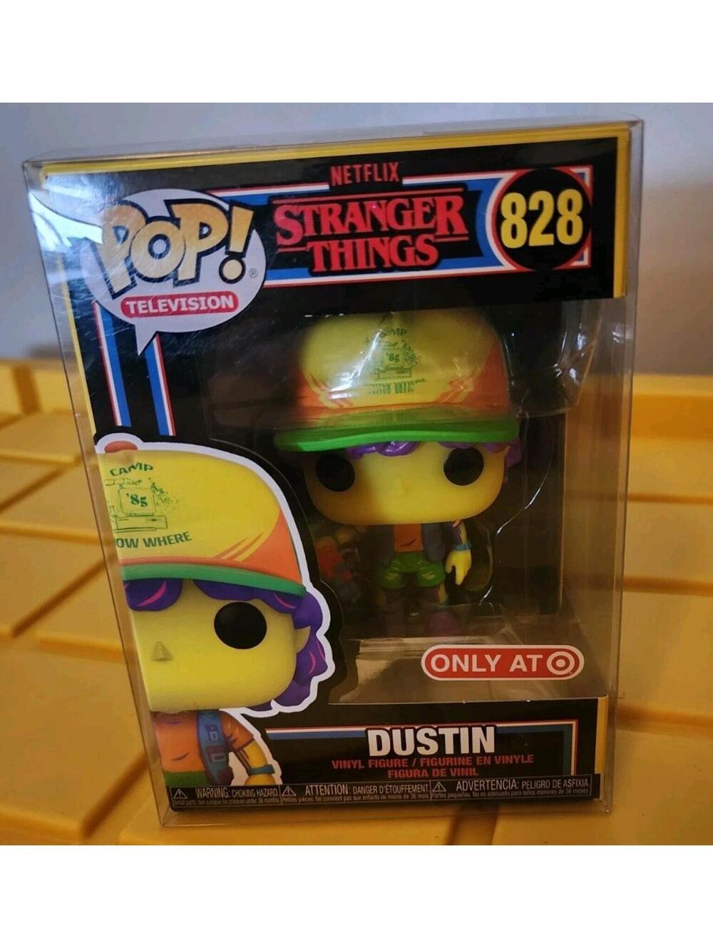 Funko Pop! Television: Stranger Things Dustin Black Light #828 Target Exclusive